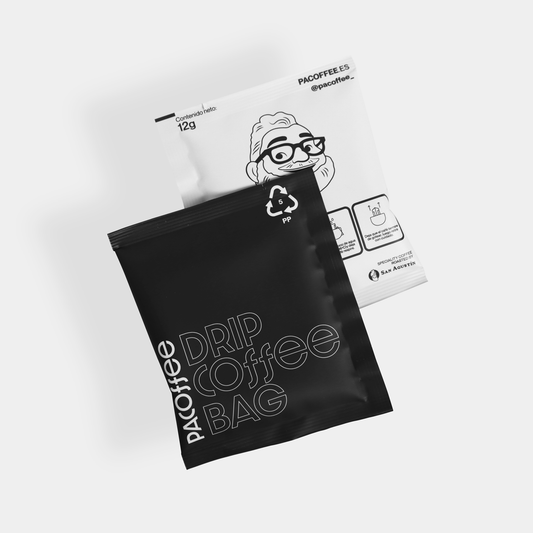 Drip Coffee Box Pacoffee Burundi Bourbon lavado – pack de 10 sobres individuales de café especialidad tostado en León por San Agustín.