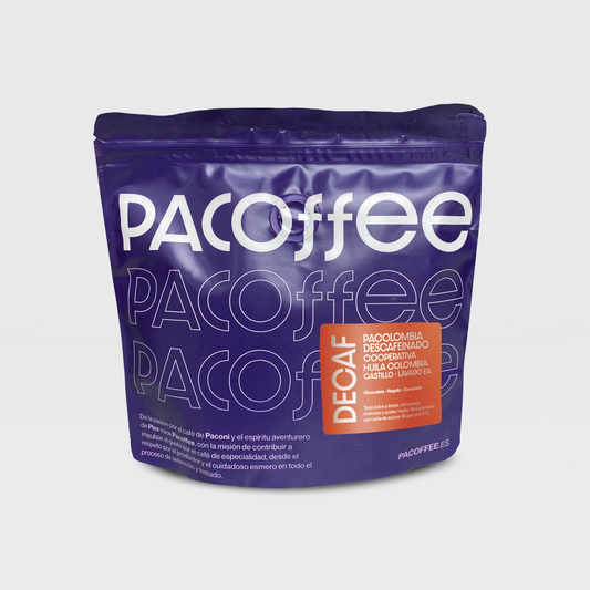 Café descafeinado Colombia Pacoffee 250g, tostado por San Agustín en León